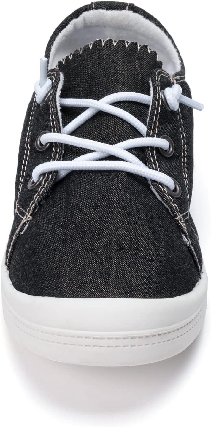 FUNKYMONKEY Shoes for Women, Comfort Low Top Canvas Slip On Sneakers Classic Casual Walking Shoes - Image 7