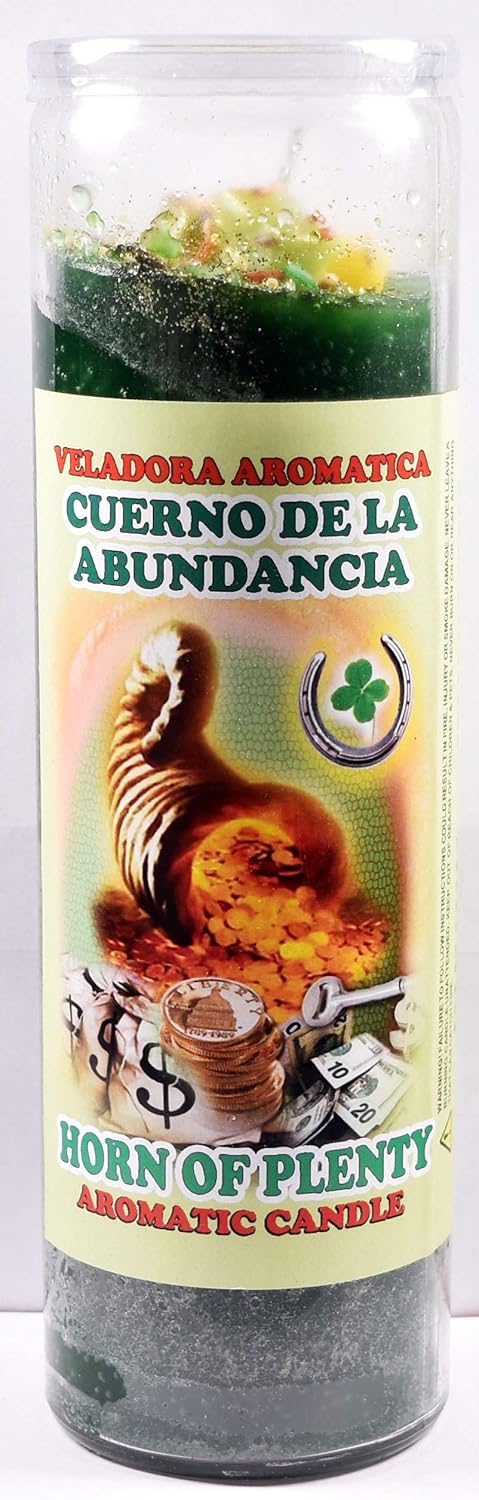 3 Pieces Candle Cocktail Aromatic Horn of Plenty -CUERNO DE LA ABUNDANCIA