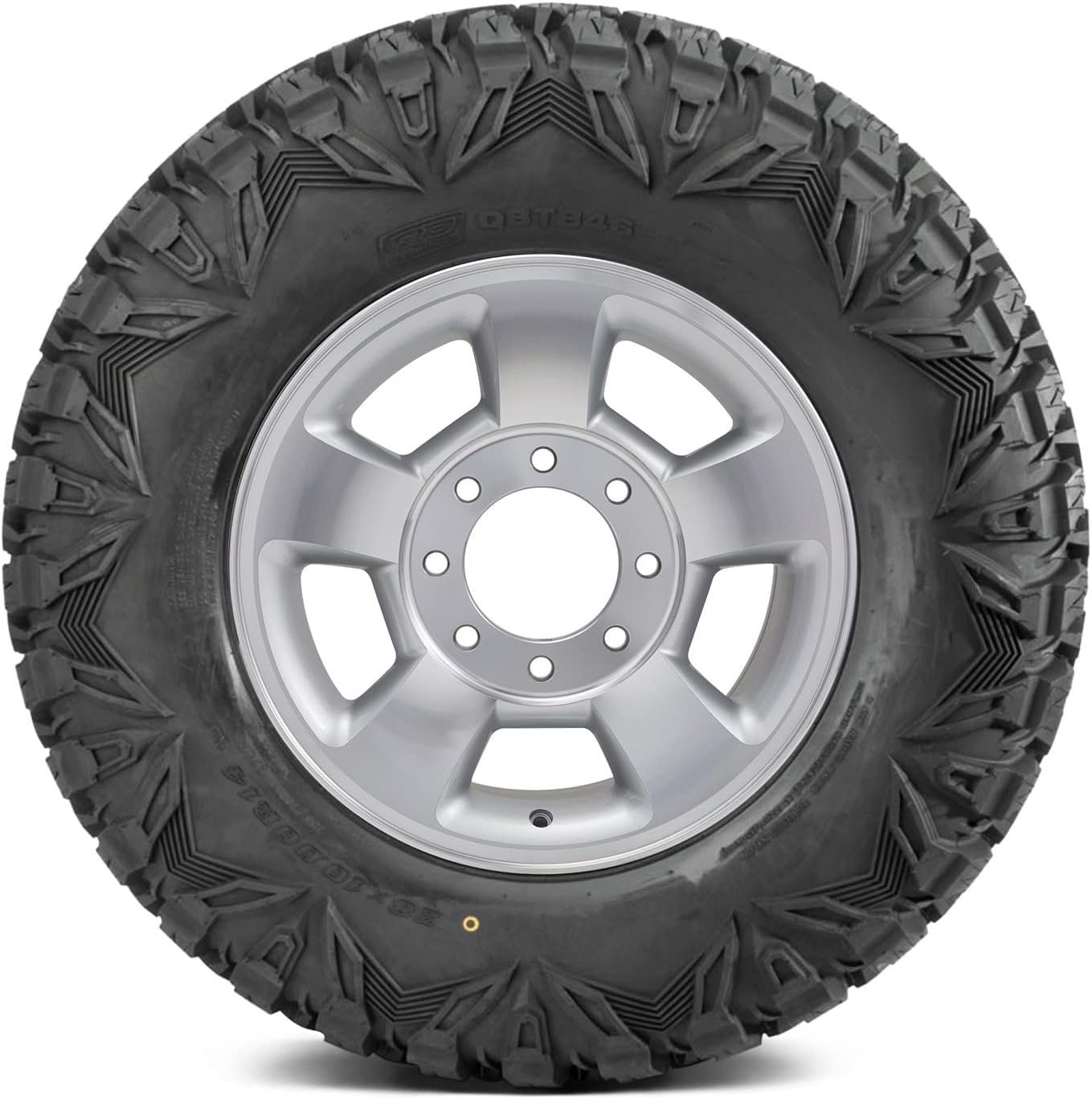 QuadBoss WD25081208P3045 QBT846 Radial Utility Front Tire - 25x8-12