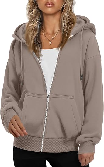FQZWONG Sweatshirt for Women Long Sleeve Oversized Pullover Crew Neck Fall Outfits Lightweight Winter Clothes Casual Sweaters
