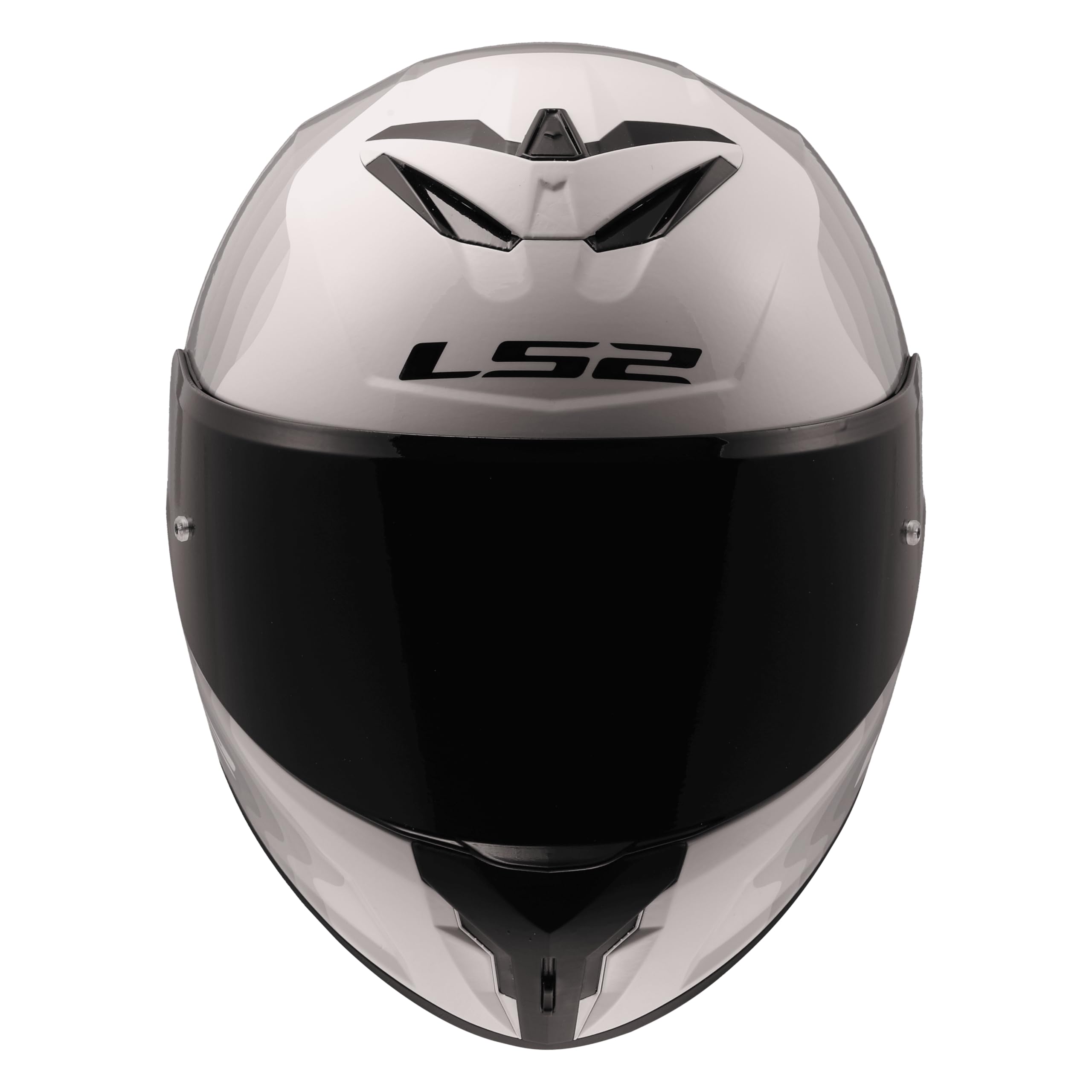 LS2, Casco Moto Integrale RAPID III FLOW White Grey, XS
