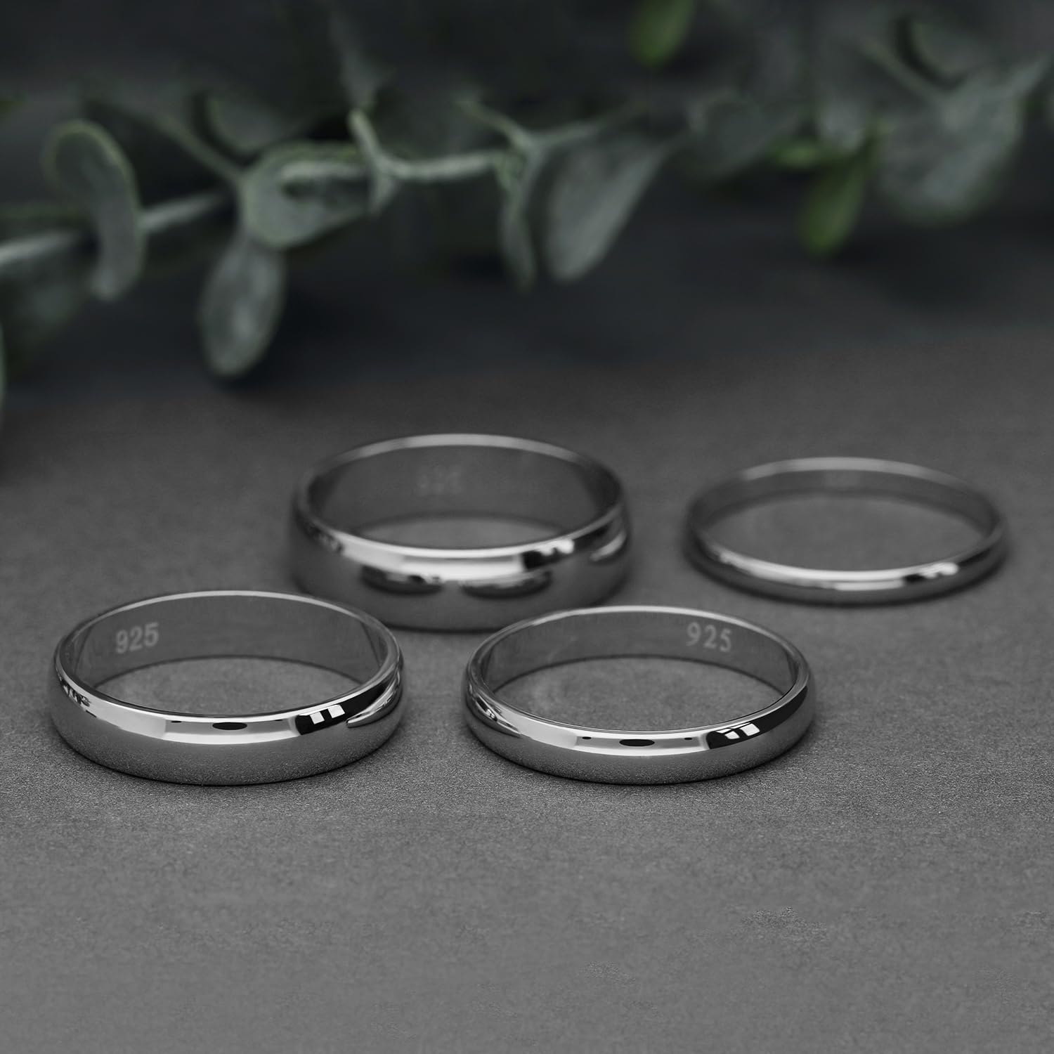 Treuheld® | 925 Sterling Silber Ring | 48 Größen & Breiten