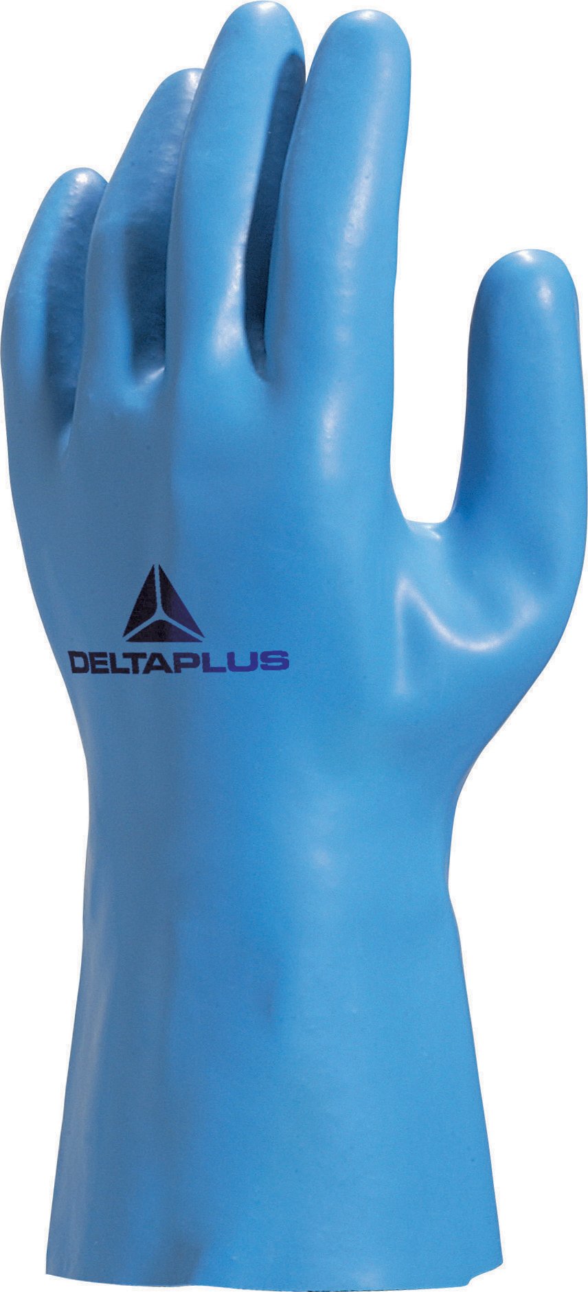 Delta Plus Guanti Sintetici In PVC Quimico – Modello 62 Cm Taglia 8, Blu – 1 Coppia
