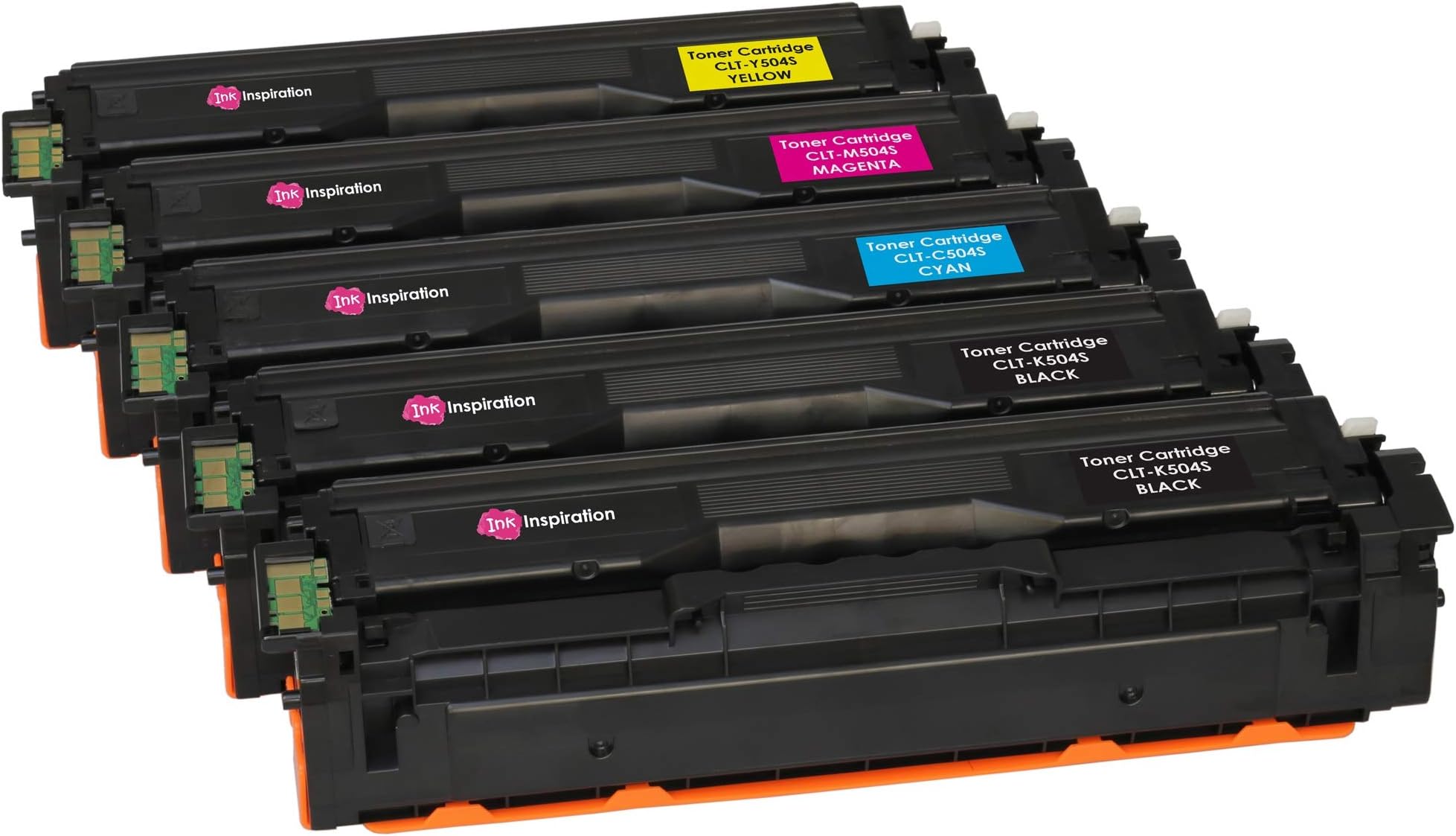 5 (1 SET + 1 BLACK) Compatible CLT-504S Laser Toner Cartridges for Samsung Xpress SL-C1810W SL-C1860FW CLX-4195FN CLX-4195FW CLP-415N 415NW | Print Yield: 2,500 Pages (Black) & 1,800 Pages (Colours)
