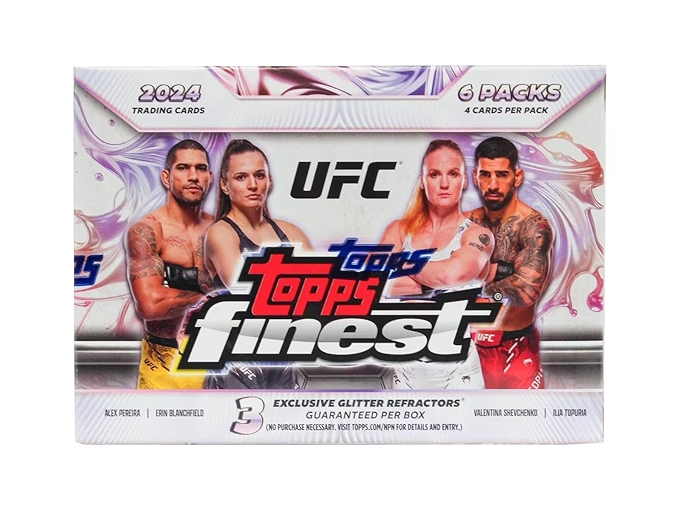 2024 Topps Finest UFC 6-Pack 交易卡盒