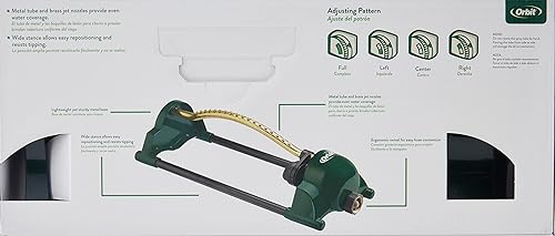 Miniatura 3 de Orbit Aspersor oscilante de metal de 18 agujeros de 3,600 pies cuadrados 58294