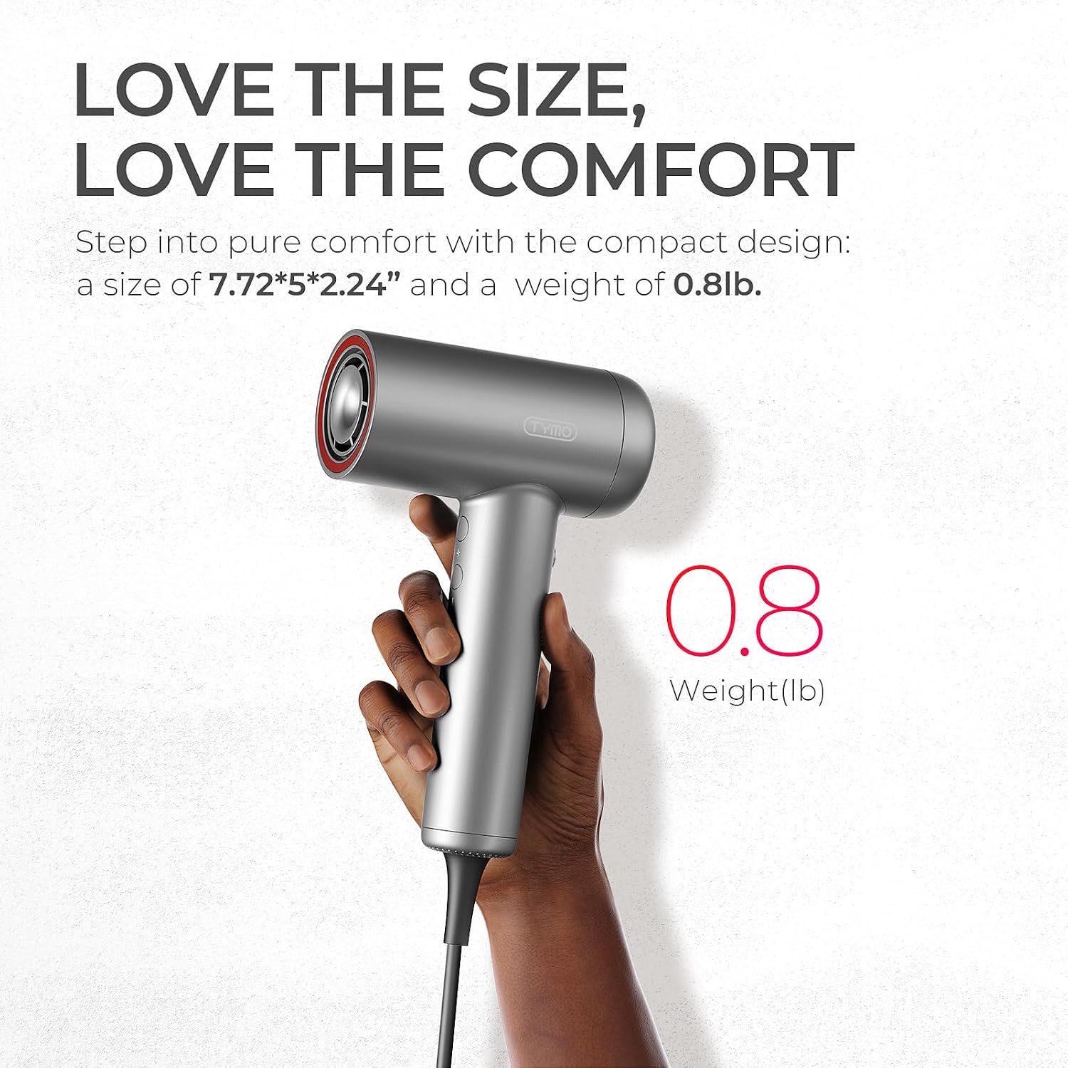 TYMO Heat Protectant Spray for Hair + Professional Ionic Blow Dryer