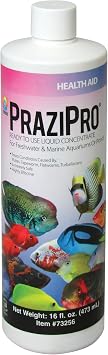 Aquarium Solutions Liquid PraziPro 16 o.z., Parasite Treatment for Aquarium Fish