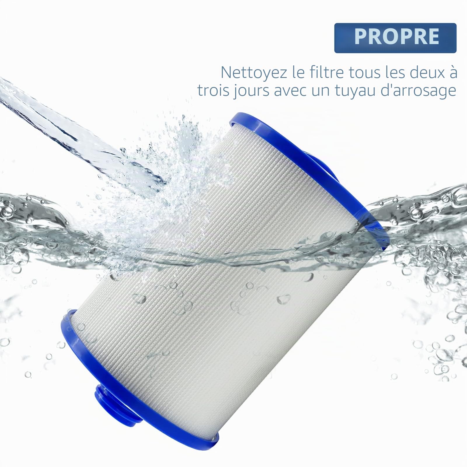 Hrozny Remplacement de Cartouche filtrante pour Unicel 6CH-940, Filtre à remous Compatible pour PWW50P3, pour Filbur FC-0359, pour Waterway Plastics 817-0050, Lot de 2