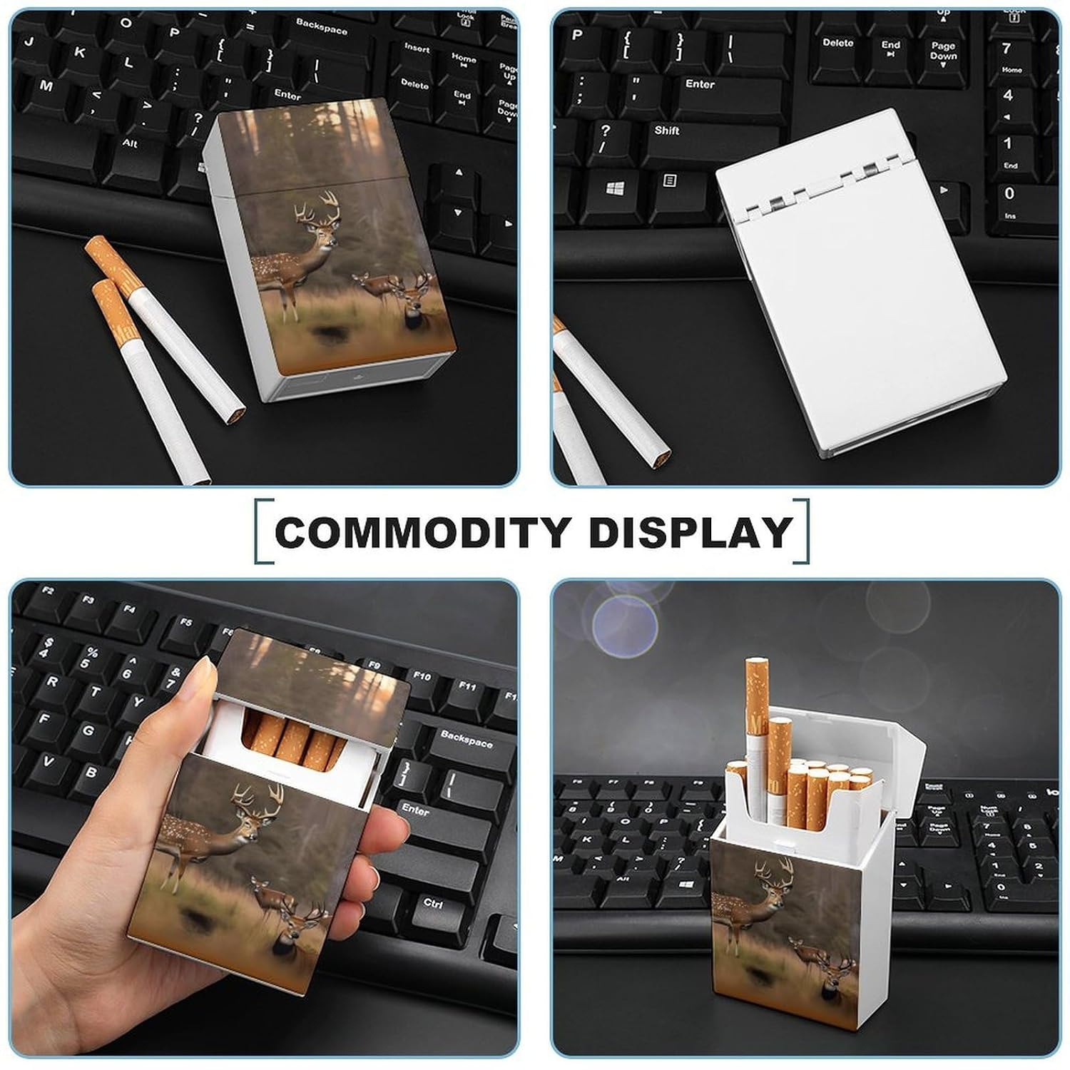 Deer Hunting Cigarette Case, Portable Cigarette Holder image 5