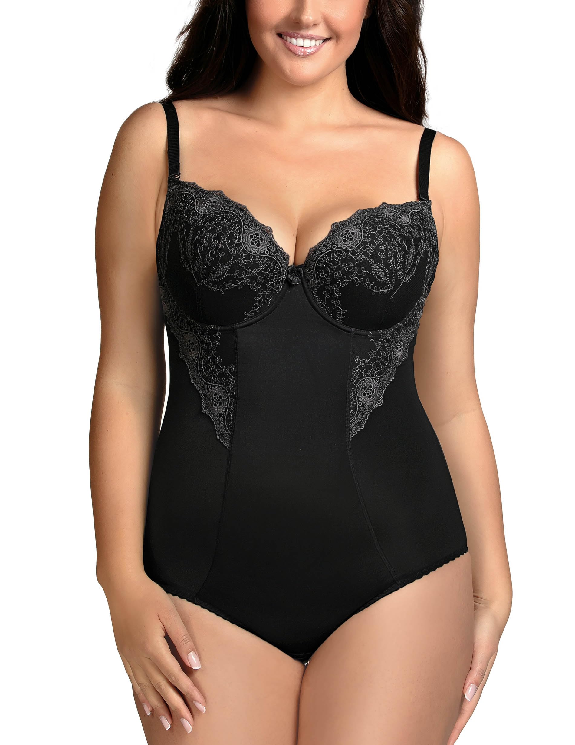 Vivisence 6001 Klasyczne Body Damskie Eleganckie Regulowane Ramiączka