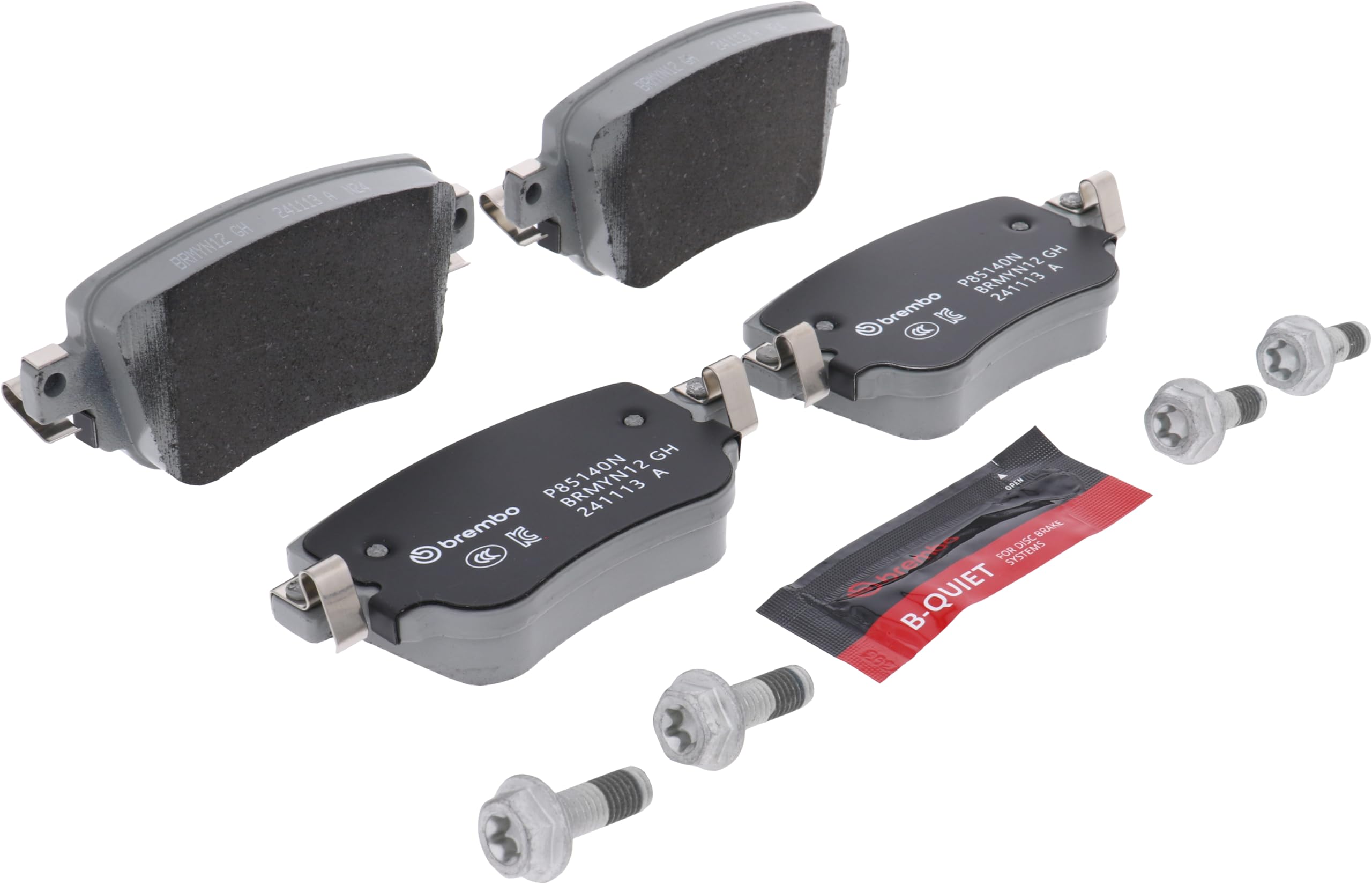 Brake Pads Set fits VW POLO Mk6 GTi 2.0 Rear 2017 on Brembo 2Q0698451A Quality