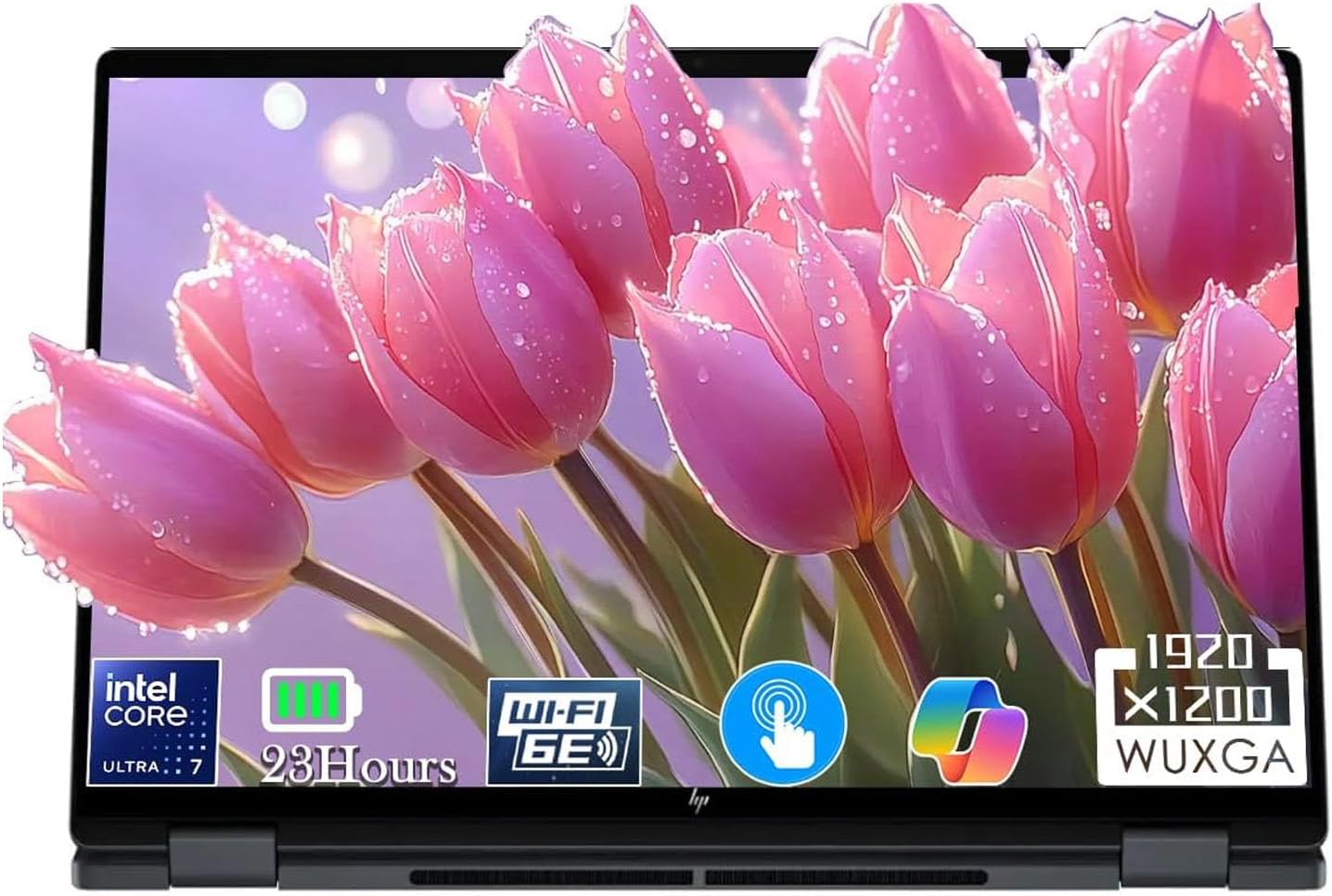 HP OmniBook X Flip 2-in-1 Laptop, 16" 2K IPS Touchscreen, Intel Core Ultra 7 256V, Intel Arc 140V GPU, 16GB LPDDR5X RAM, 1TB SSD, Thunderbolt 4, Wi-Fi 6E, Copilot+ AI PC, Windows 11 Home, EAT Stylus