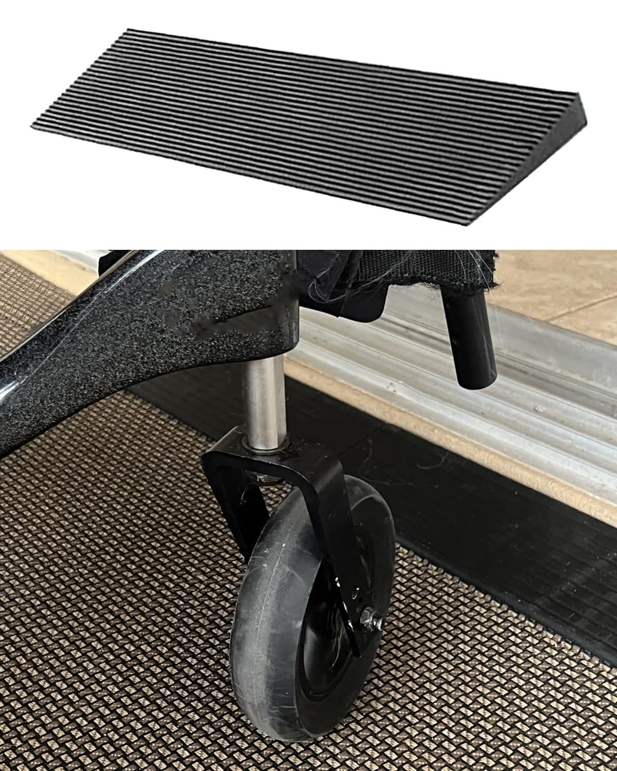 Rampas para Silla de Ruedas Coches Motos Rampa de Transición Portátil para Sillas de Ruedas, Rampas de Acceso Antideslizantes para Autocaravanas(90x15x2cm (35.4x5.9x0.8))