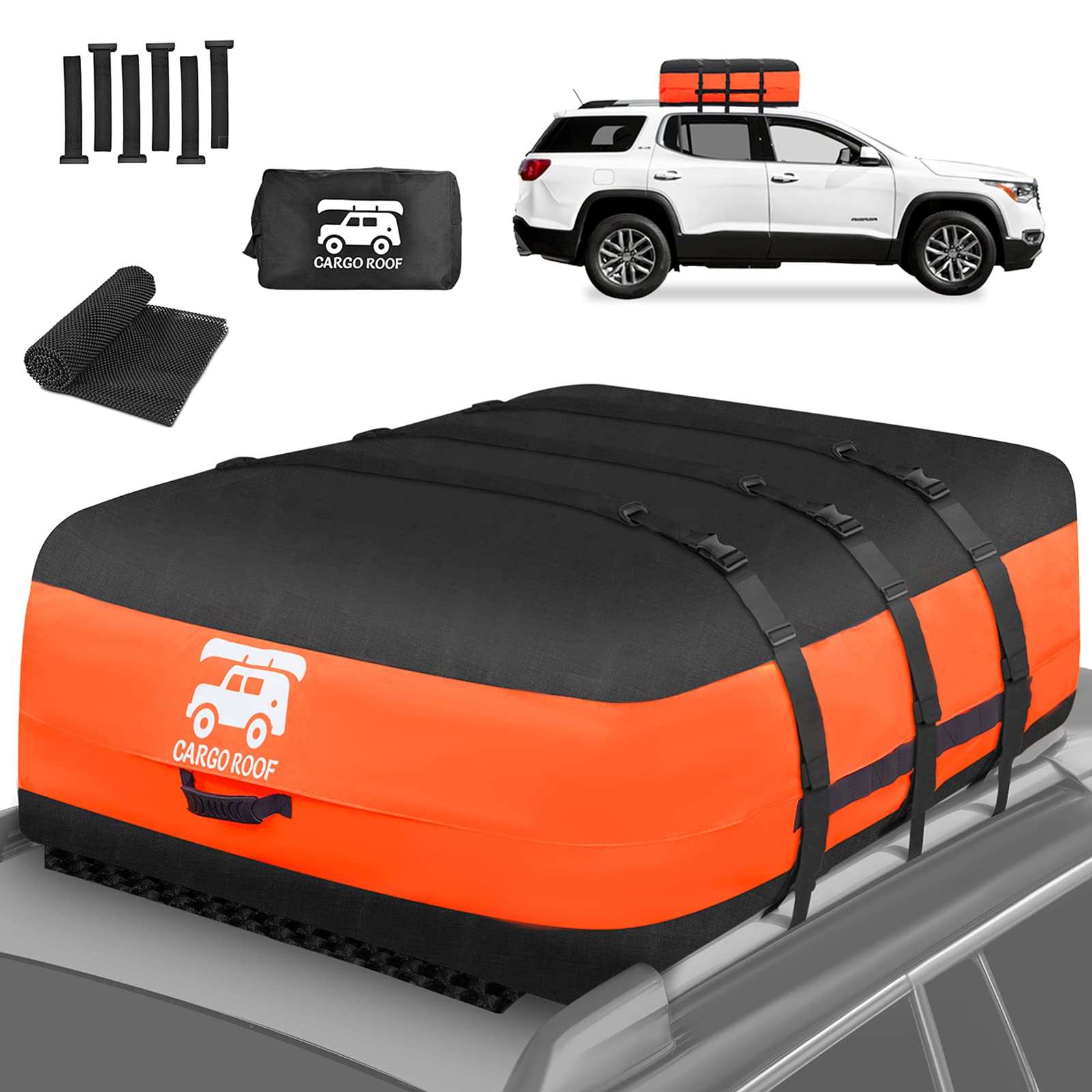 Buy CARGO ROOF Car Rooftop Cargo Carrier Bag, Soft Waterproof Vehicle