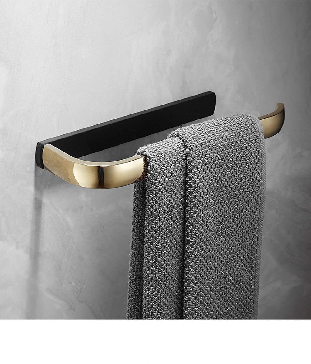 Sturdy Bathroom Shelf Towel Rack & Soap Dish - Waterproof & Rustproof Bath Hardware(Towel Ring)