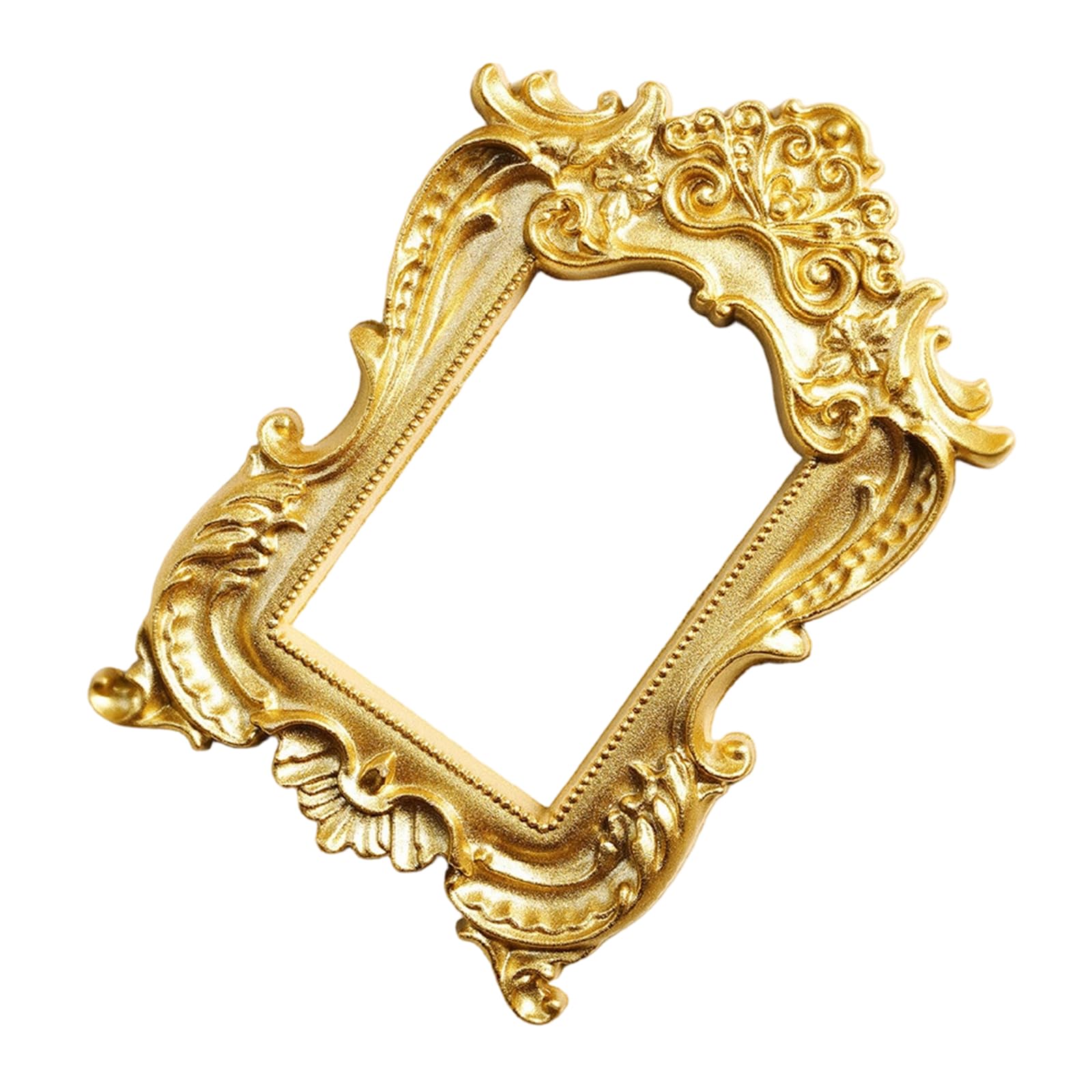 Whoasyst Resins Picture Frame for 3Inch Snapshots Adds Personals Touch to Home or Workspaces Resins Picture Holders for Fridge