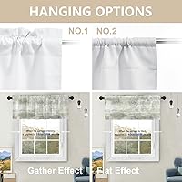 Vista 559 de Cenefas de cocina modernas con patrón de cobre marrón dorado para ventanas, cenefas opacas abstractas de marcas de arañazos y cortinas opacas