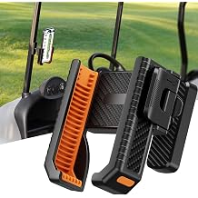 TODI Magnetic Golf Cart Phone Holder Mount, 360&deg; Rotation Golf Cart Accessories for Men Golfers, Universal Phone Clamp, Golf Gifts for Men Dad Him, EZGO Club Car Yamaha