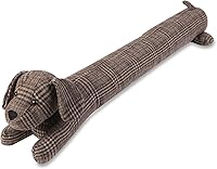 Vista 8 de 91,4 cm 1,36 kg Tope resistente para debajo de la puerta, bloqueador decorativo de tiro de puerta insonorizado, protector de tiro para ahorro