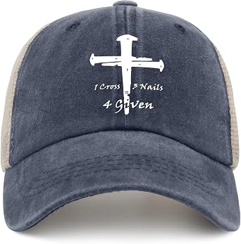 Hat Mens Cute Jesus Christian Tennis Hats for Men AllBlack Ball Cap Funny for Truck Drivers Men