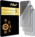 Ailun Privacy Screen Protector for iPhone 16 / iPhone 15 / iPhone 15 Pro [6.1 Inch] 3 Pack Anti Spy Private Tempered Glass Anti-Scratch Case Friendly [3 Pack][Not for iPhone 16 Pro 6.3 inch]