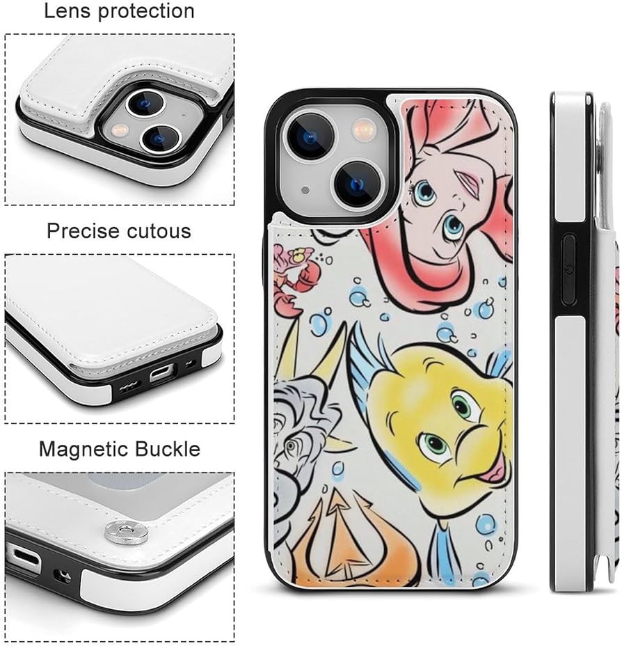 Amazon.co.jp: iPhone 14 Pro ケース 手帳型 リトルマーメイド