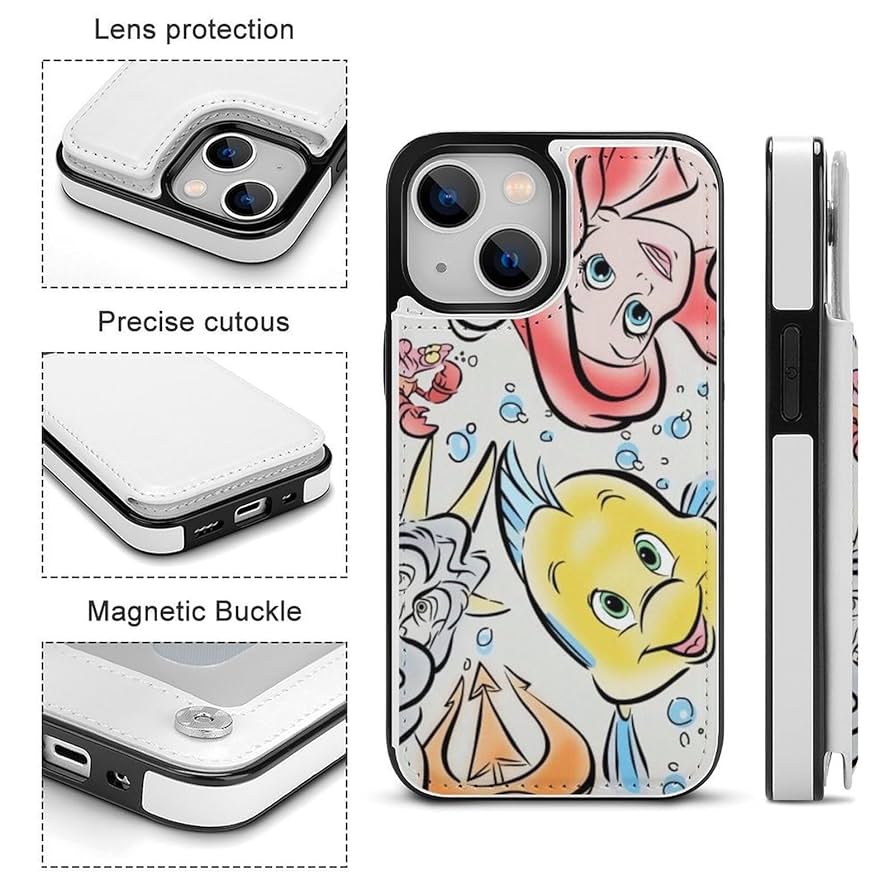 Apple - アリエル Amazon.co.jp: iPhone 14 Pro ケース 手帳型 リトルマーメイド