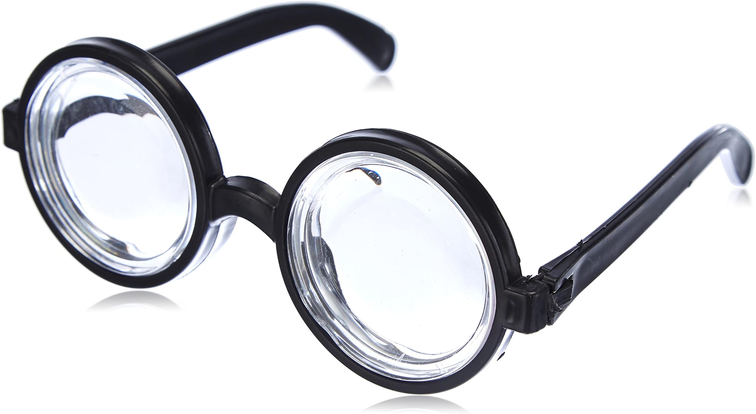 Adult Nerd Glasses Specs School Fancy Dress Comedy Dress Up Novelty Joke Disguise Round Glasses One Size