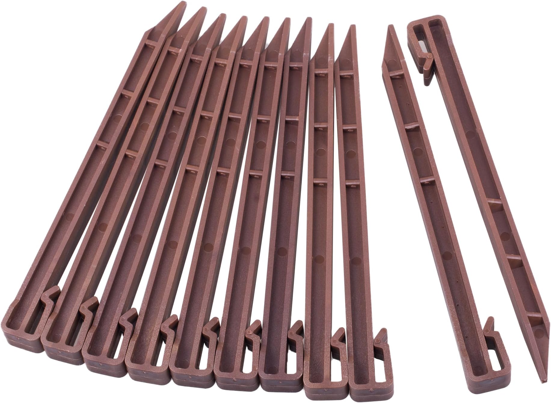 WOWCASE 10" Landscape Edges Spikes, 20 Pcs Heavy Duty