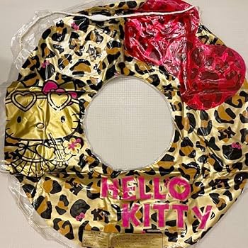Amazon.co.jp: うきわ 浮き輪 キティ レオパード ヒョウ柄 豹柄