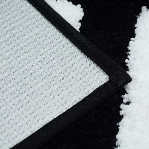 Miniatura 5 de Zeeinx Alfombra de baño con texto en inglés Get Naked, bonita alfombra de baño de microfibra antideslizante, divertida decoración de baño, lavable a