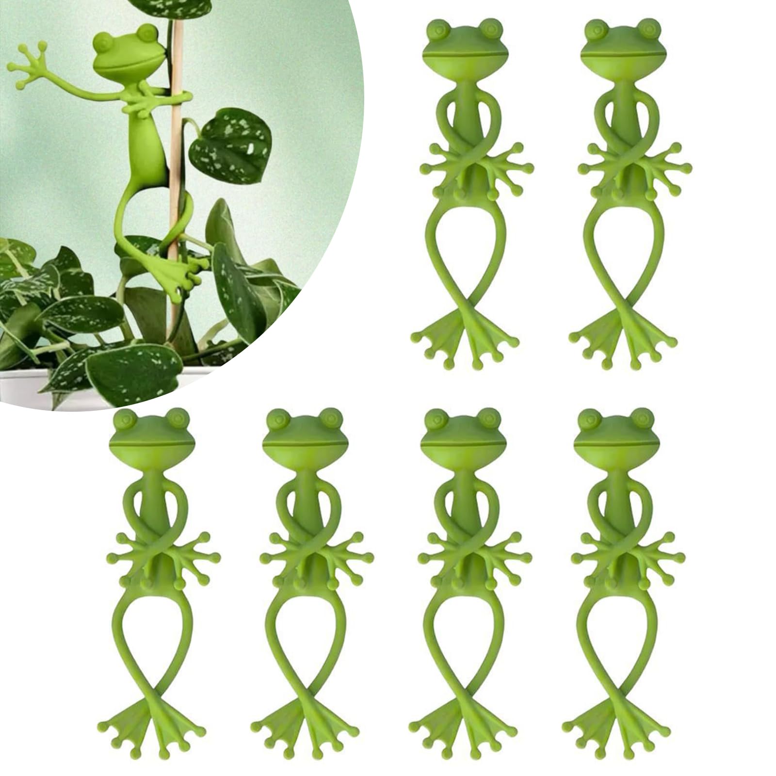 6 pièces attaches grenouille pour