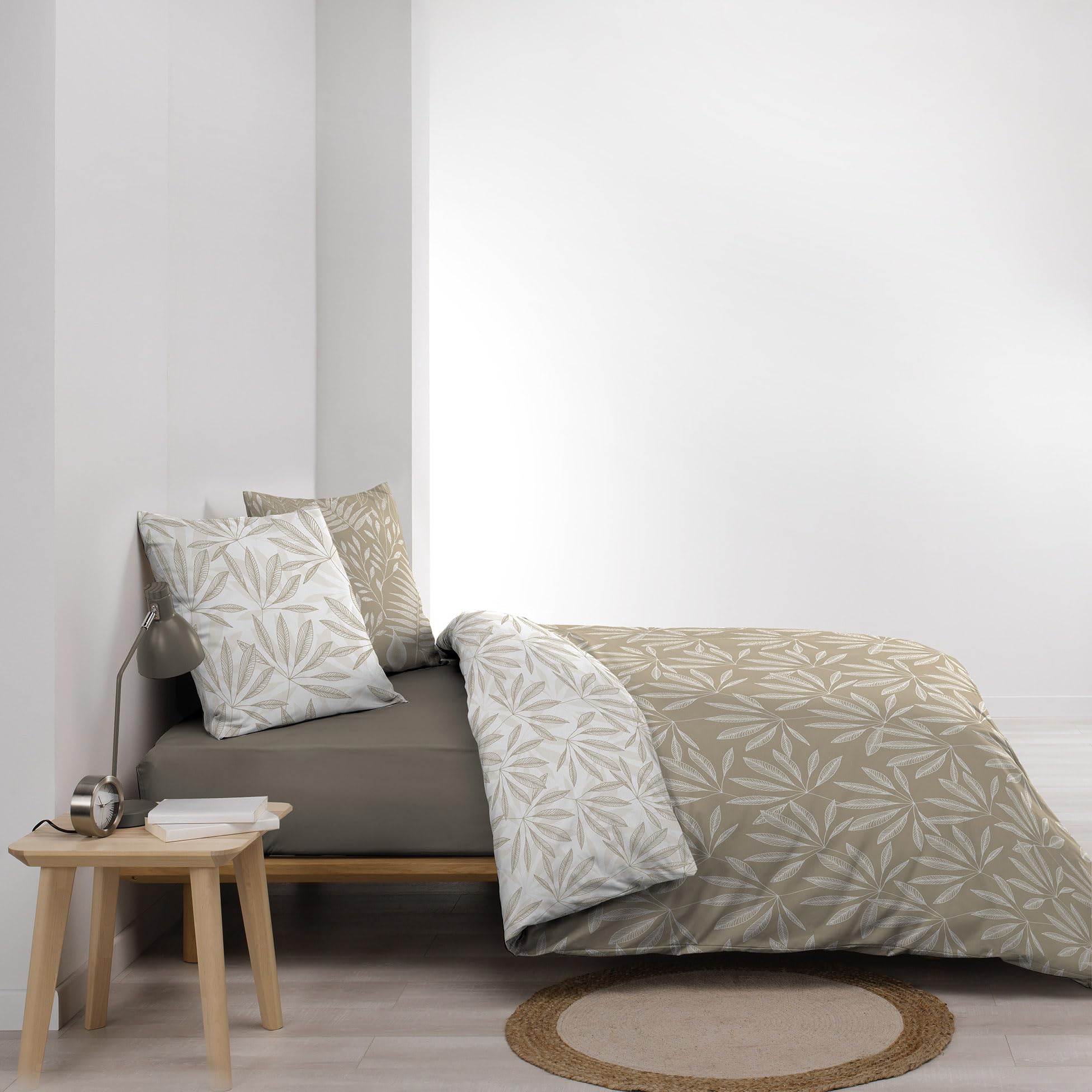 douceur d'intérieur, 3-częściowy zestaw (240 x 220 cm) Malia, dwustronny - 100% bawełna