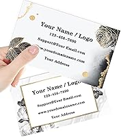 Vista 13 de Tarjetas de visita impresas personalizadas con texto de imagen de tu logotipo, tarjetas de visita personalizadas con papel mate clásico de 10.58