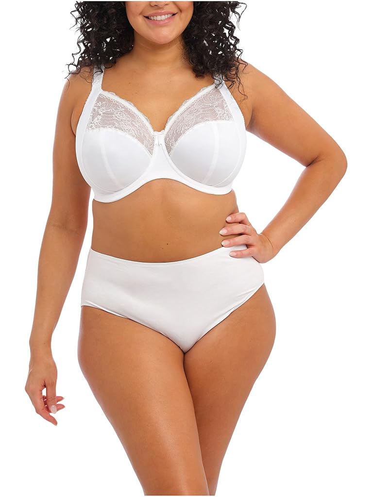 White elomi Morgan Stretch Banded Underwire Bra