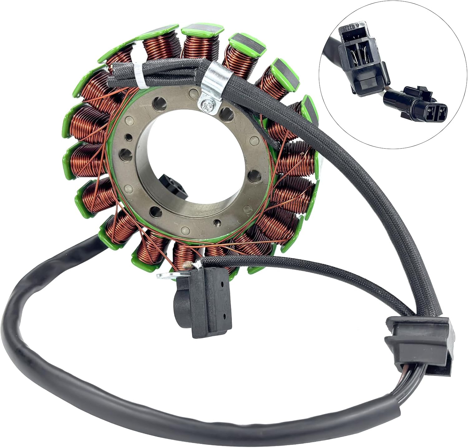 18 Coil 5 Wire Magneto Stator Compatible with Wildcat 4 4x 1000 GT Limited EPS ATV 4 Wheeler Quad UTV 0802-072 0802-064