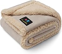 Vista 14 de Cobija impermeable para mascotas, a prueba de líquidos y orina, para sofá, cama, sillón, reversible, vellón, forro polar, protector de muebles