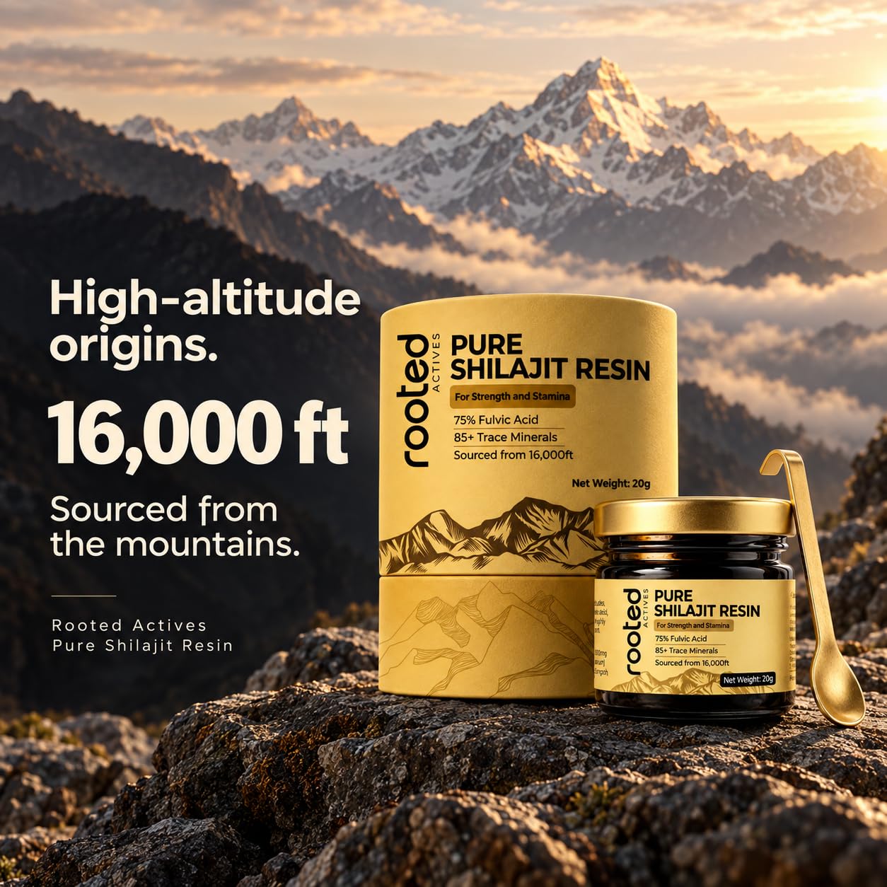 Rooted Actives Pure Shilajit Resin — Amazon image 6