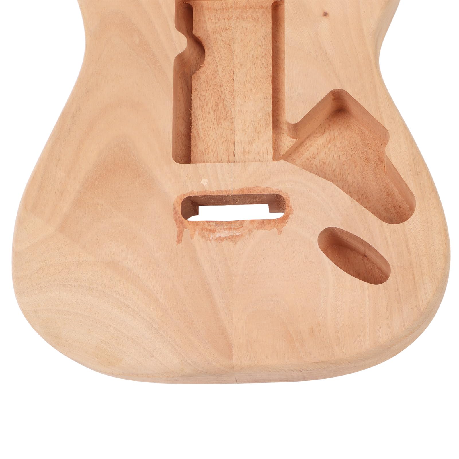 Barre per chitarra elettrica incompiuta, mogano fai da te professionale Blank Chitarra elettrica Sostituzione del corpo per musicisti professionisti o chitarrista esperto (GSB09)