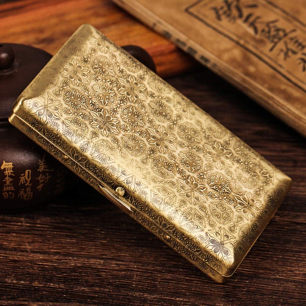 Amazon｜クリエイティブシガーケース、ケースメンズレトロ銅製ホルダー