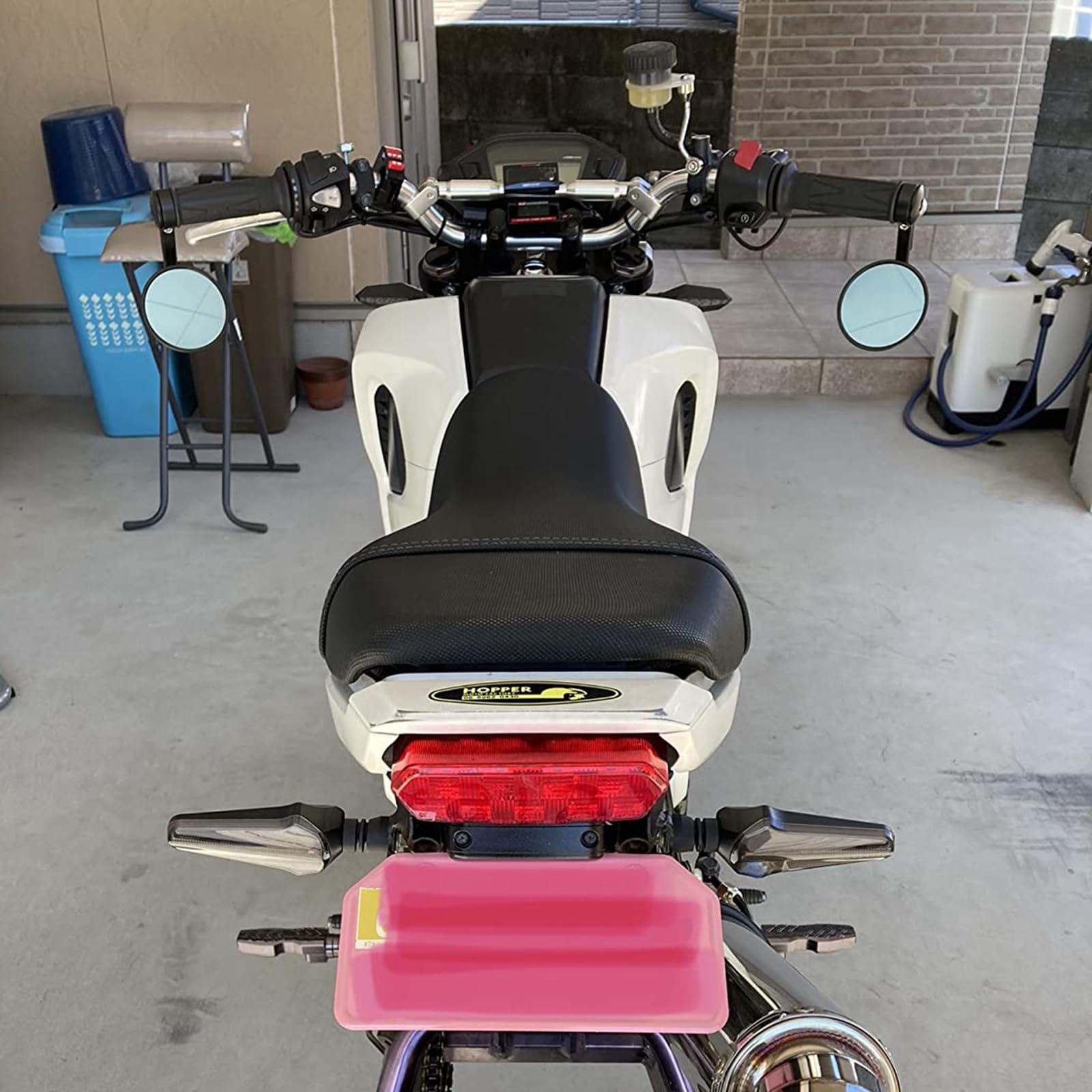 Amazon | MAKGAGAAI バーエンドミラー：バイク 左右セット バイク