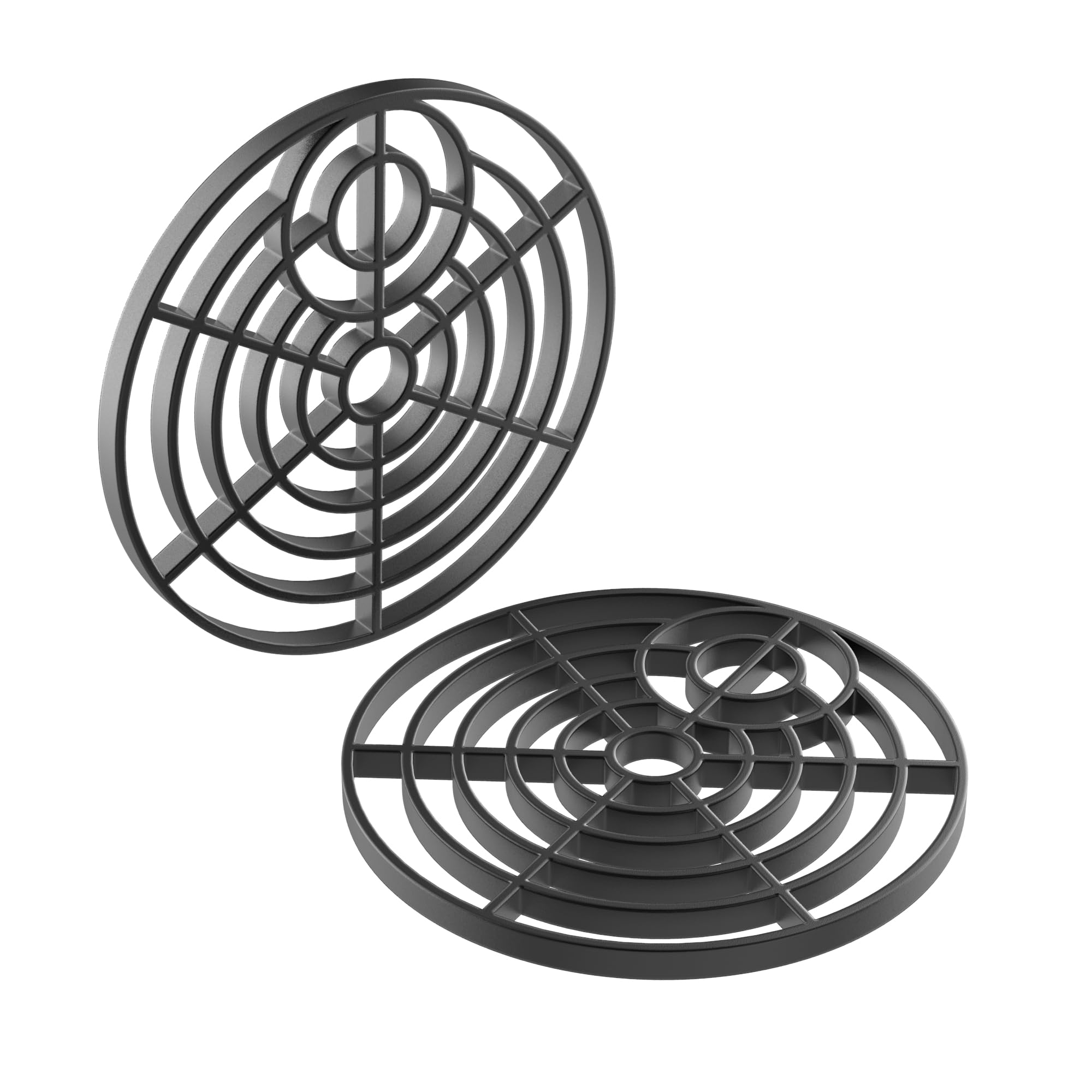 GULLEY Abflussgitter Quadratisch 150 Mm – Schwarze PVC-Abdeckung