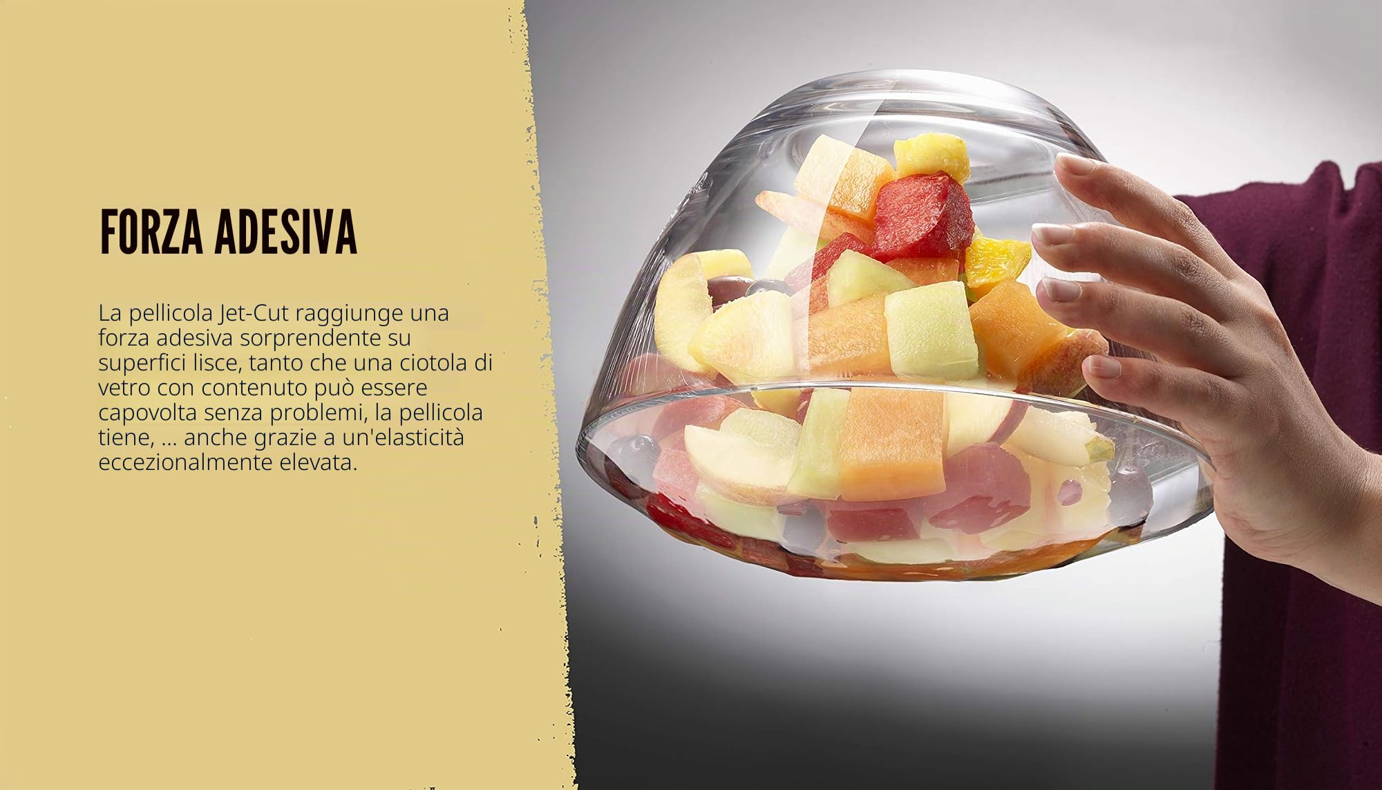 Sistema di Ricarica Pellicole Alimentari in acciaio inox 30 cm, con 500m Jet-Cut + pellicola Alustar 70m
