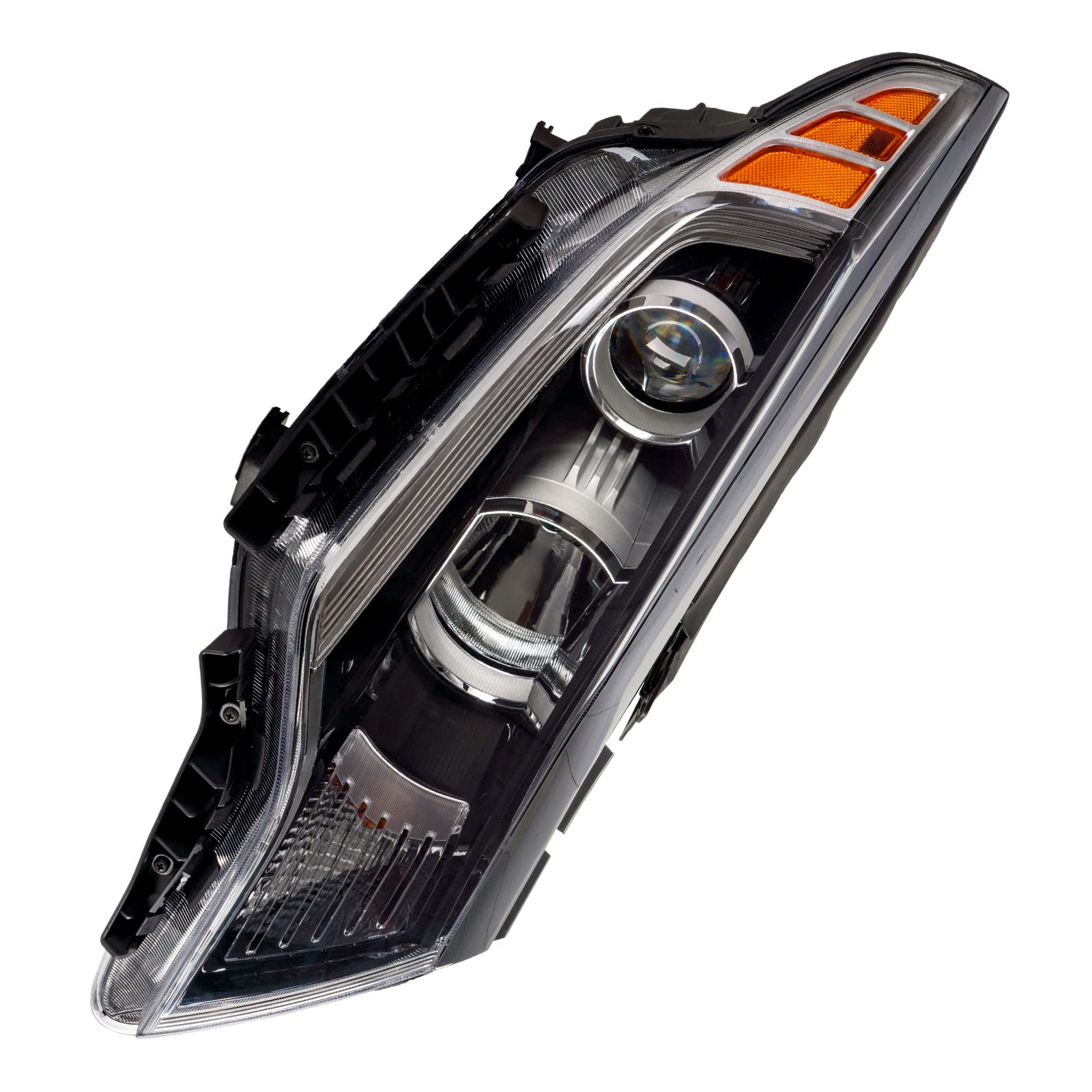 ZonCar Headlight Assembly for 2016-2018 Kia Optima – OE Replacement, Black Housing, Clear Reflector, Passenger Side