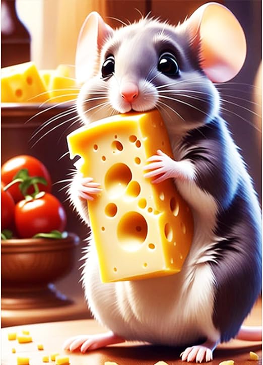 Jawecci Wolf Diamond Painting 30x40cm - 5D Diamant Malerei Set Für Erwachsene