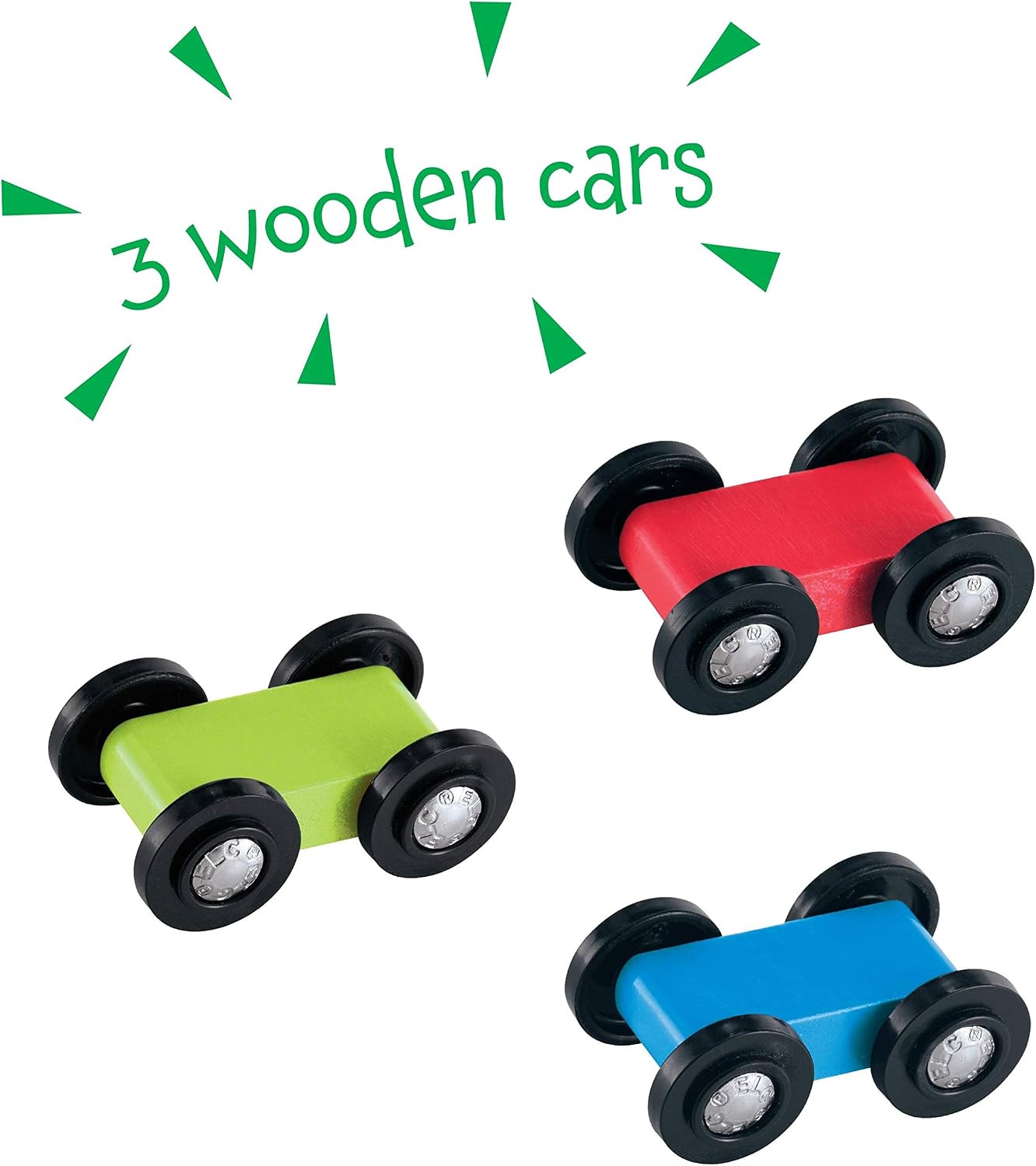 Early Learning Centre Wooden Click Clack Track, Hand Eye Coordination, Fine Motor Skills Toys for Kids 18+ Months, Amazon Exclusive, by Just Play