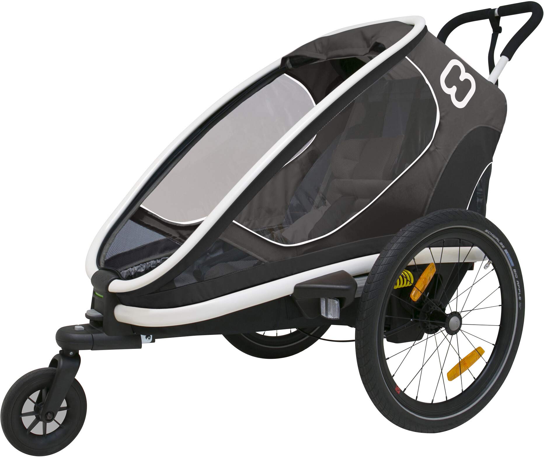 Hamax Outback One Remolque Adulto Unisex, Gris, Talla Única