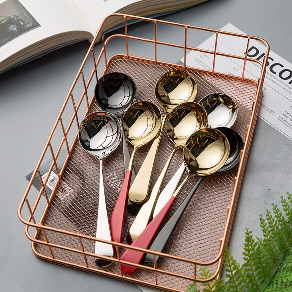 Louche À Soupe – Cuillères À Soupe, Cuillères À Manche En Acier Inoxydable, Lot de 4 Louches À Sauce/Silver/A