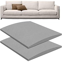 TourKing 2Pcs Sofa Cushion Support for Sagging Seat, 50 x 50cm High-Density Foam Replacement Sofa Seat Cushions, Breathable Sofa Support Boards for Home Office Furniture Accessories